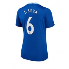 Chelsea Thiago Silva #6 Hemmatröja Dam 2022-23 Korta ärmar